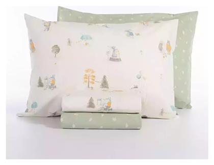 Nef-Nef Homeware Σετ Μονά Woodland Party Εκρού 170x260cm