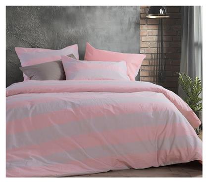 Nef-Nef Homeware Σετ Μονό 3τμχ 100x200+35εκ. με Λάστιχο Ροδακινί