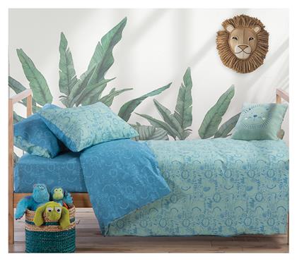 Nef-Nef Homeware Σετ Σεντόνια Μονά Βαμβακερά Jungle Jungle Combo 170x260cm