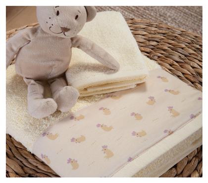 Nef-Nef Homeware Σετ Βρεφικές Πετσέτες Κίτρινες 2τμχ Βάρους 420gr/m²