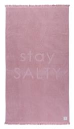 Nef-Nef Homeware Stay Salty Πετσέτα Θαλάσσης Βαμβακερή Ροζ