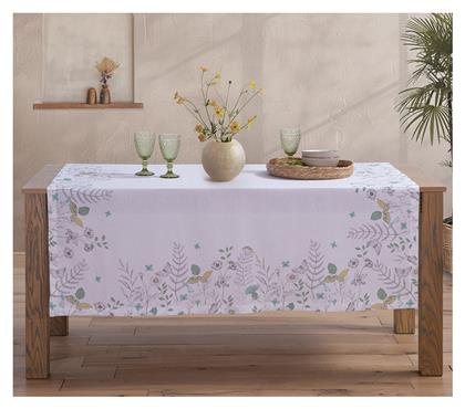 Nef-Nef Homeware Τραπεζομάντηλο Βαμβακερό Spring Mood Ecru 140x140εκ. από το Spitishop