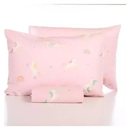 Nef-Nef Homeware Unicorns Style Σετ Παιδική Παπλωματοθήκη Ροζ