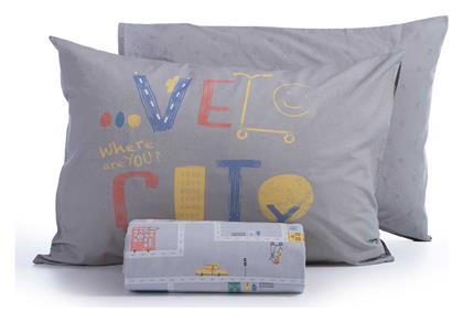 Nef-Nef Homeware Velocity Σετ Παιδική Παπλωματοθήκη Μονή με Μαξιλαροθήκη Βαμβακερή Velocity 160x240εκ.