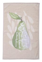 Nef-Nef Homeware Βελουτέ Pearfect Beige Ποτηρόπανο από 100% Βαμβάκι σε Μπεζ Χρώμα 40x60cm