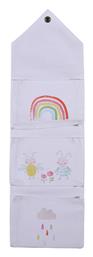 Nef-Nef Homeware Βρεφικό Πανό Τοίχου Over The Rainbow Λευκό