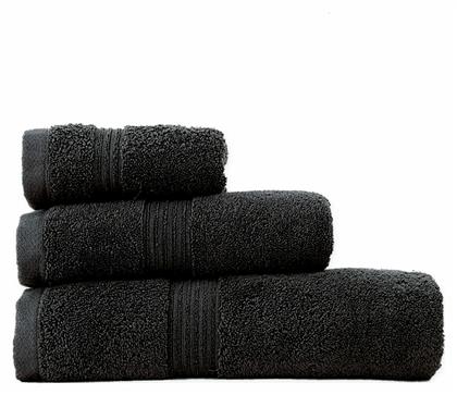 Nef-Nef Homeware Πετσέτα Προσώπου Aegean 50x100εκ. Black Βάρους 500gr/m²