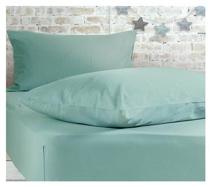 Nef-Nef Σεντόνι King Size με Λάστιχο 180x200+35εκ. Jersey 1019 Aqua