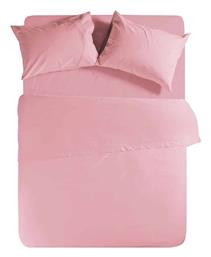 Nef-Nef Σεντόνι King Size με Λάστιχο 180x200x35εκ. Basic Pink