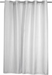 Nef-Nef Shower Κουρτίνα Μπάνιου Υφασμάτινη με Τρουκς 180x200 cm White