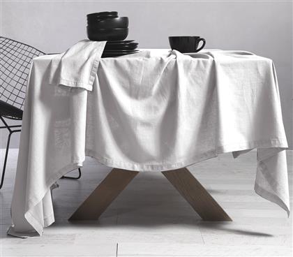 Nef-Nef Τραπεζομάντηλο Λινό Cotton-Linen White 150x300εκ. από το Spitistalefka