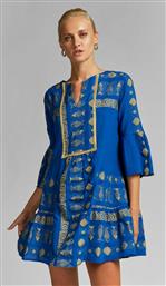 Nema Resort Wear 141072021 Mini All Day Φόρεμα Βαμβακερό Μπλε από το Optimum Outfit