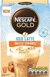 Nescafe Στιγμιαίος Καφές Gold Iced Latte με Άρωμα Salted Caramel 7x14.5gr Κωδικός: 28003450 από το ΑΒ Βασιλόπουλος