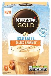 Nescafe Στιγμιαίος Καφές Gold Iced Latte με Άρωμα Salted Caramel 7x14.5gr Κωδικός: 28003450