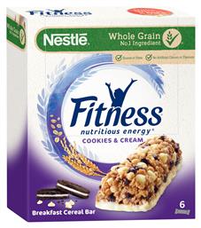 Nestle Fitness Μπάρα Δημητριακών με Cookies & Cream (6x23.5gr) 141gr Κωδικός: 16950064 από το ΑΒ Βασιλόπουλος