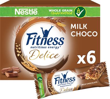 Nestle Fitness Delice Μπάρα Δημητριακών με Σοκολάτα Γάλακτος (6x22.5gr) 135gr Κωδικός: 16038664 από το ΑΒ Βασιλόπουλος