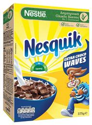 Nestle Νιφάδες Σίτου Nesquik Extra Choco Waves Ολικής Άλεσης 375gr από το ΑΒ Βασιλόπουλος