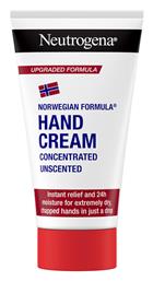 Neutrogena Concentrated Unscented Ενυδατική Κρέμα Χεριών