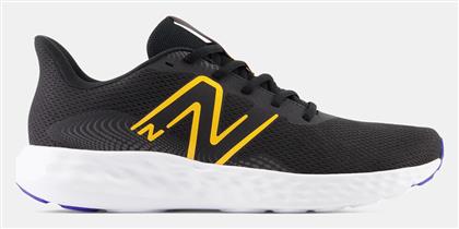 New Balance 411V3 Ανδρικά Αθλητικά Παπούτσια Running Μαύρα