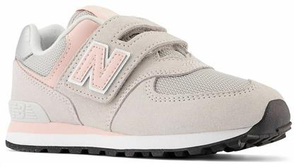 New Balance 574 Classic Παιδικά Sneakers με Σκρατς Ροζ