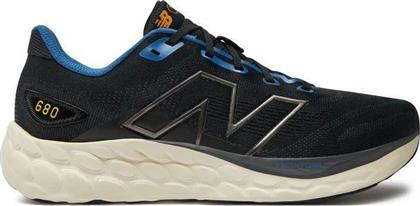 New Balance 680v8 Ανδρικά Αθλητικά Παπούτσια Running Μαύρα
