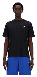 New Balance T-shirt Μαύρο