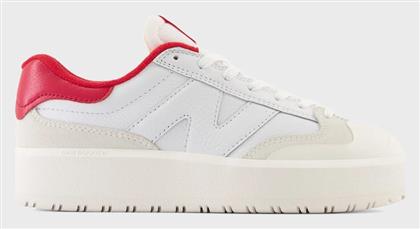 New Balance Γυναικεία Sneakers White / Red