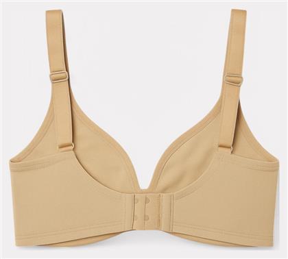 New Bra Lingerie Μπεζ Σουτιέν χωρίς Ενίσχυση με Μπανέλες