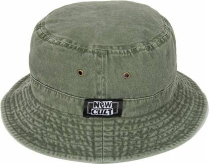 NEW CULT Καπέλο BUCKET HAT KHAKI Green