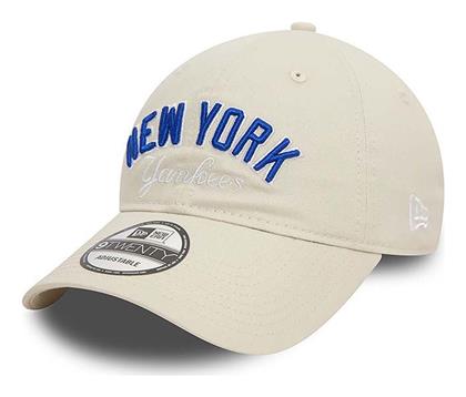 New Era Adult Mlb Wordmark 9twenty New York Yankees Cap Εκρού 60503495 New Era από το Modivo