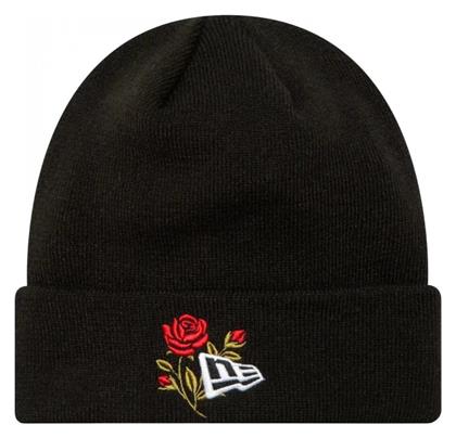 New Era Cuff Knit Beanie Ανδρικός Σκούφος Πλεκτός σε Μαύρο χρώμα