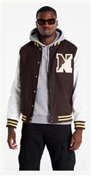 New Era Heritage Varsity Ανδρικό Μπουφάν Bomber Καφέ από το Z-mall