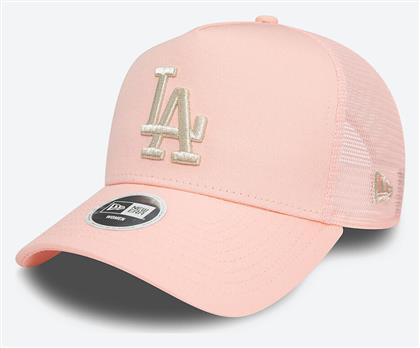 New Era La Dodgers Womens Metallic Pastel Γυναικείο Jockey με Δίχτυ Ροζ από το Modivo