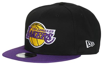 New Era NBA Los Angeles Lakers 9Fifty Γυναικείο Jockey με Ίσιο Γείσο Μαύρο από το Spartoo