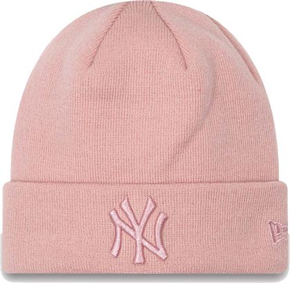 New Era New York Yankees Beanie Γυναικείος Σκούφος Πλεκτός σε Ροζ χρώμα