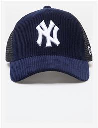 New Era New York Yankees Mlb Cord 9forty E-frame Jockey με Δίχτυ Navy Μπλε από το Spartoo