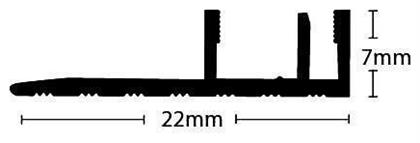 Newplan Προφίλ 22x7x2750mm 8-10-ΠΡΟΦ-4024