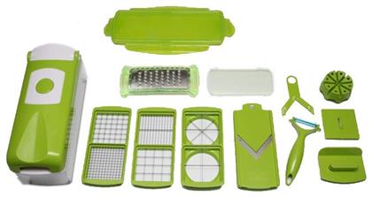 Nicer Dicer Plus Πολυκόπτης Λαχανικών Πλαστικός 10τμχ