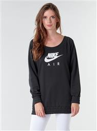 Nike Air Γυναικείο Fleece Φούτερ Μαύρο από το HallofBrands
