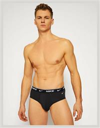 Nike Ανδρικά Σλιπ Μαύρα Μονόχρωμα 3Pack 0000