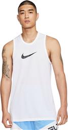 Nike Ανδρική Μπλούζα Dri-Fit Αμάνικη Λευκή από το Zakcret Sports