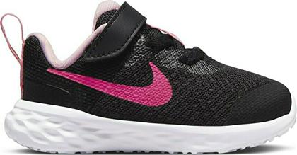Nike Αθλητικά Παιδικά Παπούτσια Running Revolution 6 Black / Hyper Pink / Pink Foam από το Outletcenter