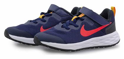 Nike Αθλητικά Παιδικά Παπούτσια Running Revolution 6 Midnight Navy / Black / Yellow Ochre / Bright Crimson