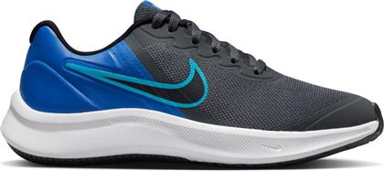 Nike Αθλητικά Παιδικά Παπούτσια Running Star Runner 3 Iron Grey / Black / Blue Lightning
