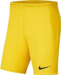 Nike Αθλητικό Παιδικό Σορτς/Βερμούδα Park III Knit Κίτρινο από το MybrandShoes