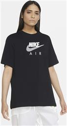 Nike Αθλητικό Γυναικείο T-shirt Μαύρο με Στάμπα από το Delikaris-sport