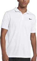 Nike Court Dry Ανδρική Μπλούζα Dri-Fit Polo Κοντομάνικη Λευκή από το Cosmos Sport