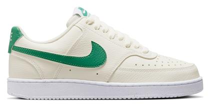 Nike Court Vision Low Next Nature Γυναικεία Sneakers Sail / Malachite / White από το Outletcenter