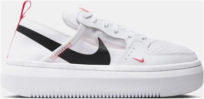 Nike Court Vsion Alta Txt Γυναικεία Flatforms Sneakers White / Black / Sea Coral