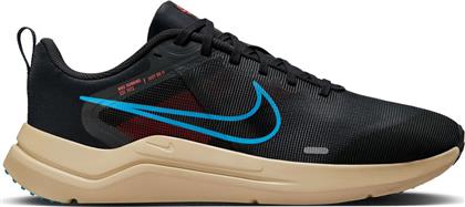 Nike Downshifter 12 Ανδρικά Αθλητικά Παπούτσια Running Dark Smoke Grey / Laser Blue / Khaki